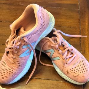 Pink new balance sneakers
